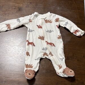 Adorable Animal Print Kids One Piece